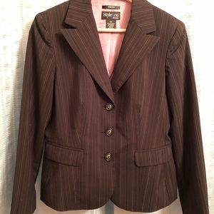 Style & Co Petite Stretch Suit Jacket 10P